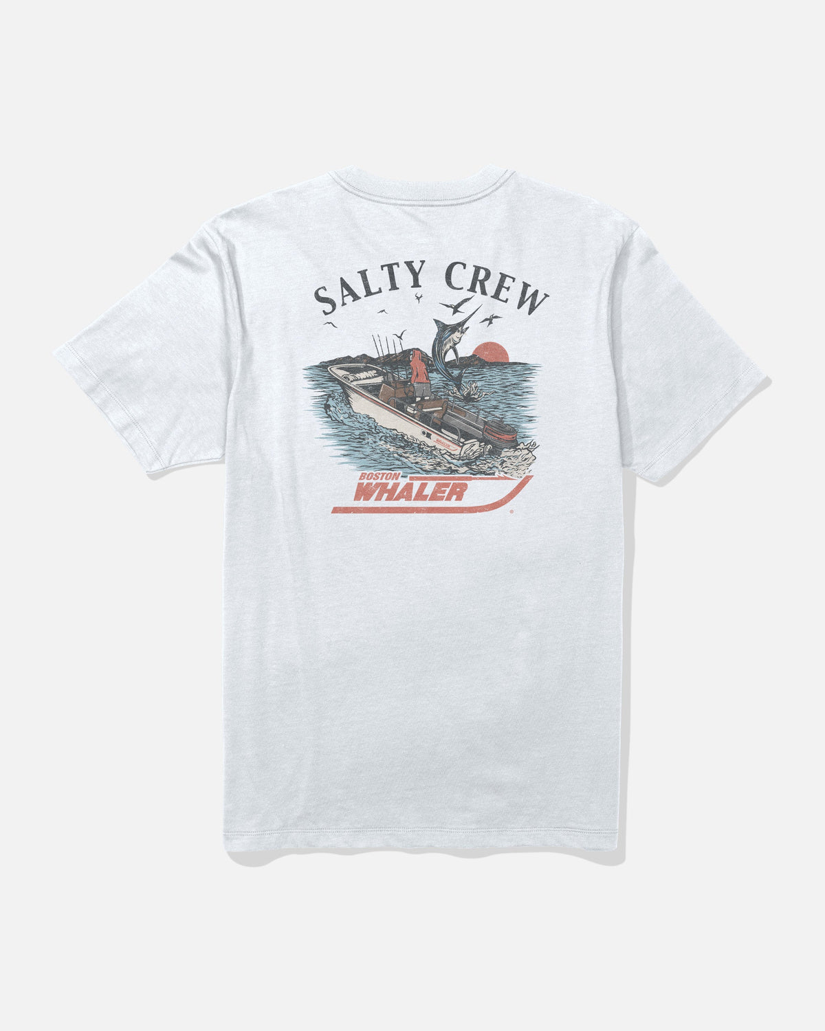 WHALER CHASE SS TEE - White | Salty Crew Premium