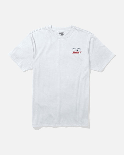 WHALER CHASE SS TEE - White | Salty Crew Premium