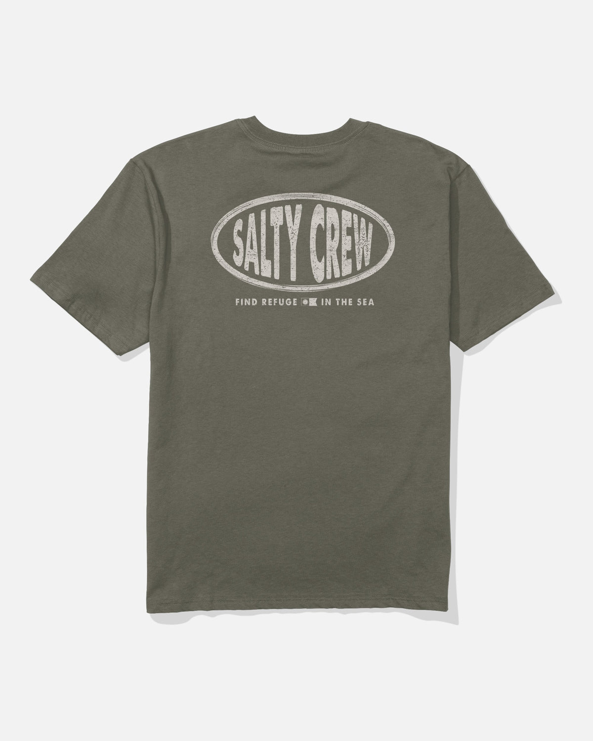 SIGNAGE CLASSIC SS TEE - Dusty Olive | Salty Crew Premium