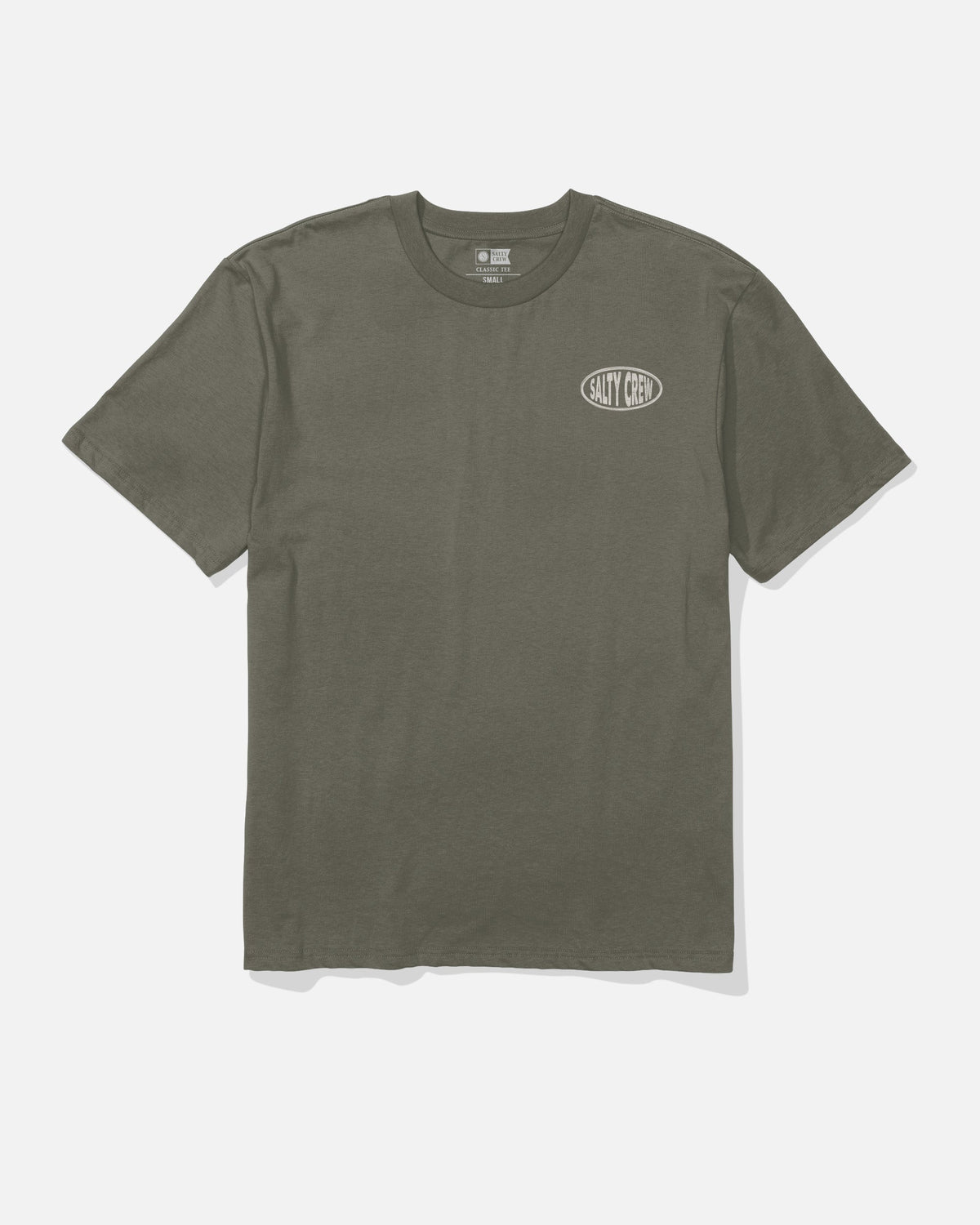 SIGNAGE CLASSIC SS TEE - Dusty Olive | Salty Crew Premium