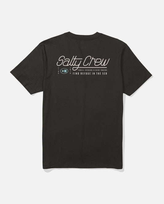 FLUID SS TEE - Black | Salty Crew Premium