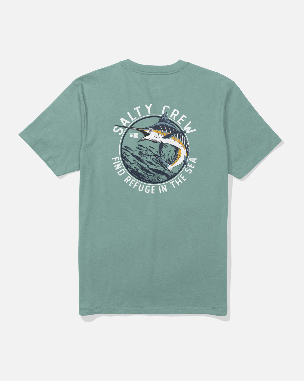 SCHOOLED SS TEE - Mackerel | Salty Crew Premium