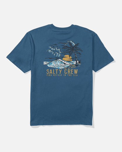 DAY OFF CLASSIC SS TEE - Cast Blue | Salty Crew Premium