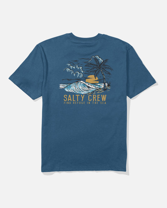 DAY OFF CLASSIC SS TEE - Cast Blue | Salty Crew Premium
