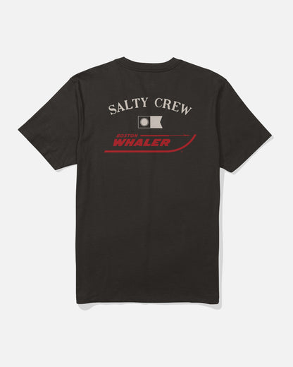 WHALER ICON SS TEE - Black | Salty Crew Premium