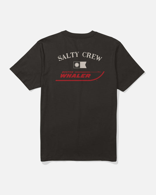 WHALER ICON SS TEE - Black | Salty Crew Premium