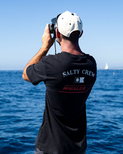 WHALER ICON SS TEE - Black | Salty Crew Premium