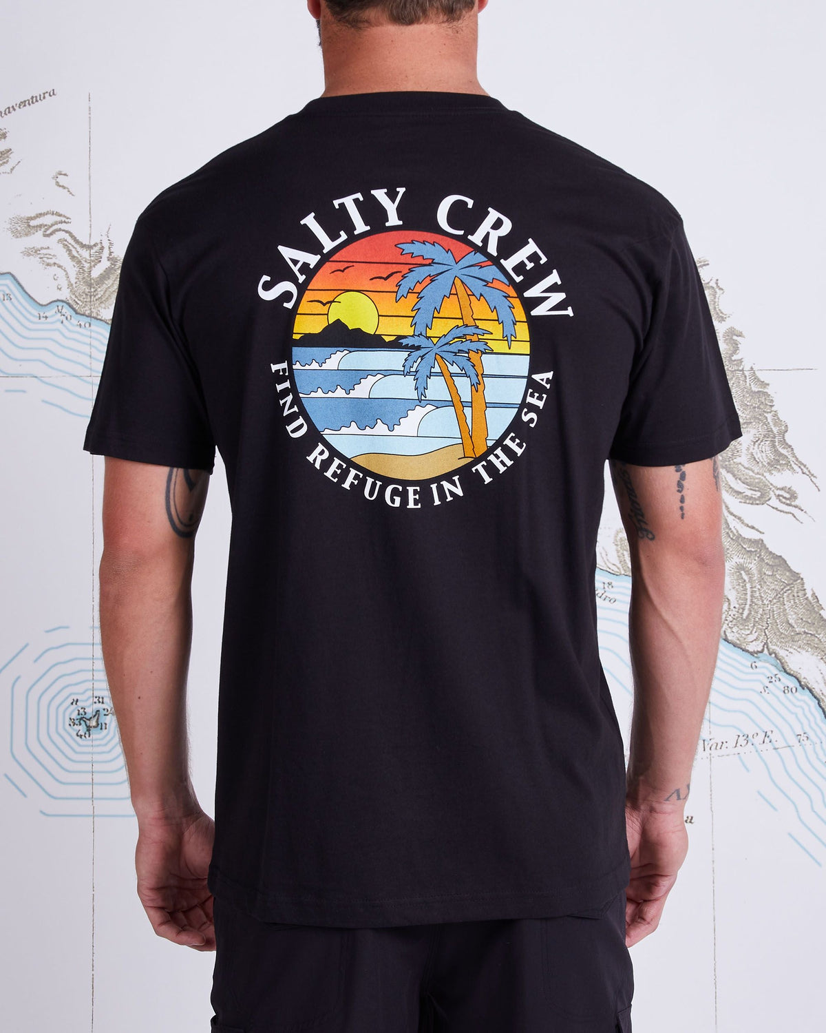 Paradise Premium Tee - Black | Salty Crew Premium