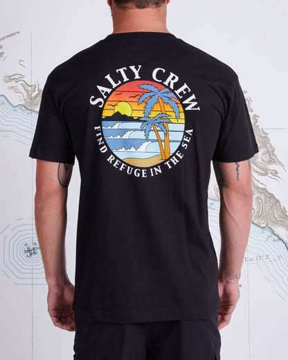 Paradise Premium Tee - Black | Salty Crew Premium